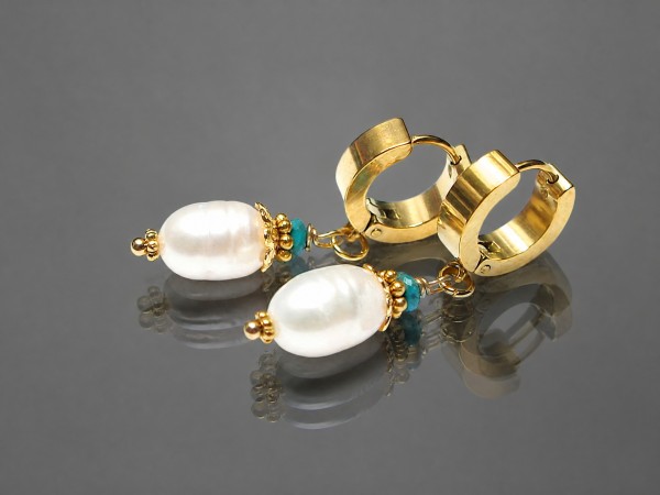 Pearls [white] perły vol. 23 - kolczyki