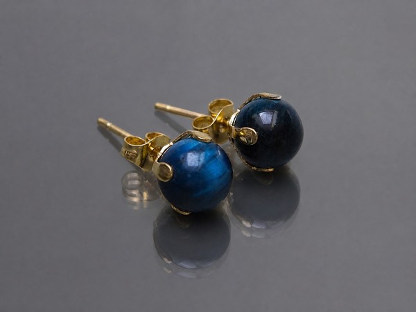 Dots - Tygrysie oko blue /alloys collection/ - sztyfty