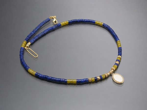 Lapis lazuli vol. 25 /choker/ - Szlachetna kolekcja /28.07.26/