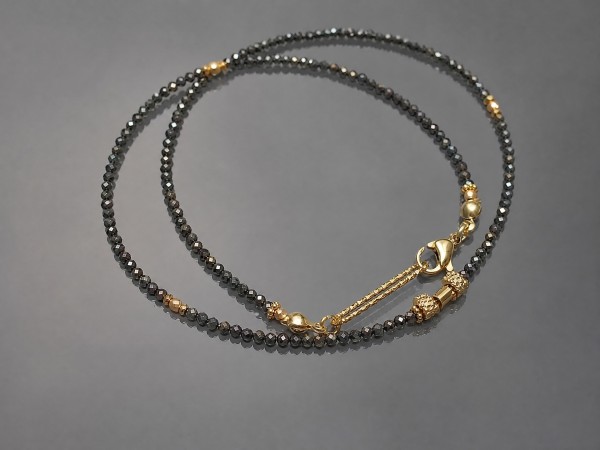 Spinel brązowy vol. 2 /choker/ 3.11.25 - Szlachetna kolekcja