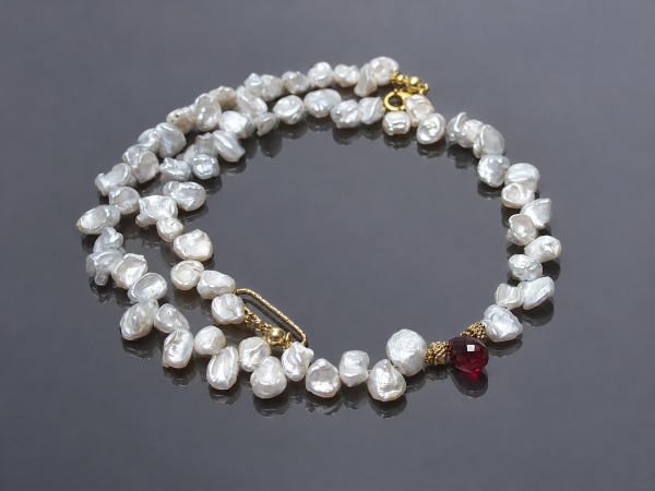 Pearls /white/ perły naturalne vol. 13 /29.10.26/ - choker