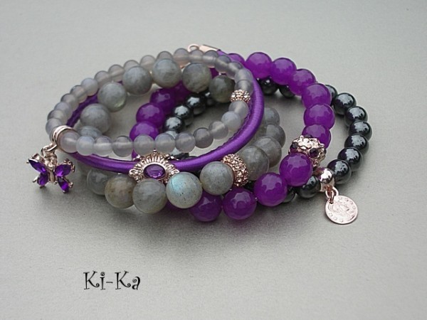 VIOLET AND GREY SET